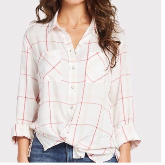 SANCTUARY Favorite Boyfriend Cotton Shirt In Pink - Picture 1 of 10